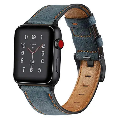 Classic Retro Cow Leather Strap for Apple Watch