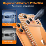 iPhone 17 Series Clear TPU Case with Full Camera Lens Protection