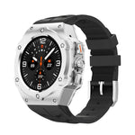 Metal Case + Fluororubber Strap Luxury Mod Kit for Samsung Galaxy Watch Ultra and Samsung Galaxy Watch Ultra (2025)