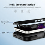 Durable Multi-Layer MagSafe Case with Adjustable 360° Stand for iPhone 17 Series