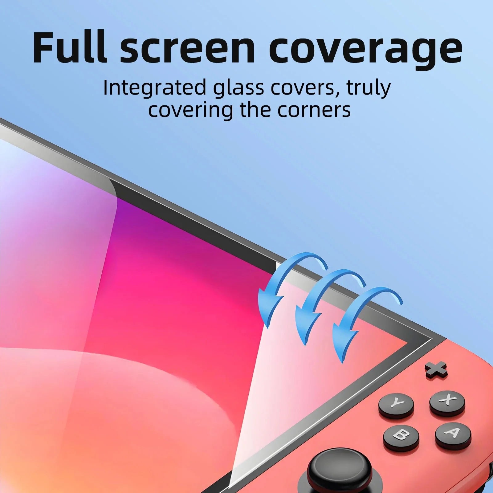 9H Tempered Glass Screen Protector with Easy Install Kit for Nintendo Switch 2