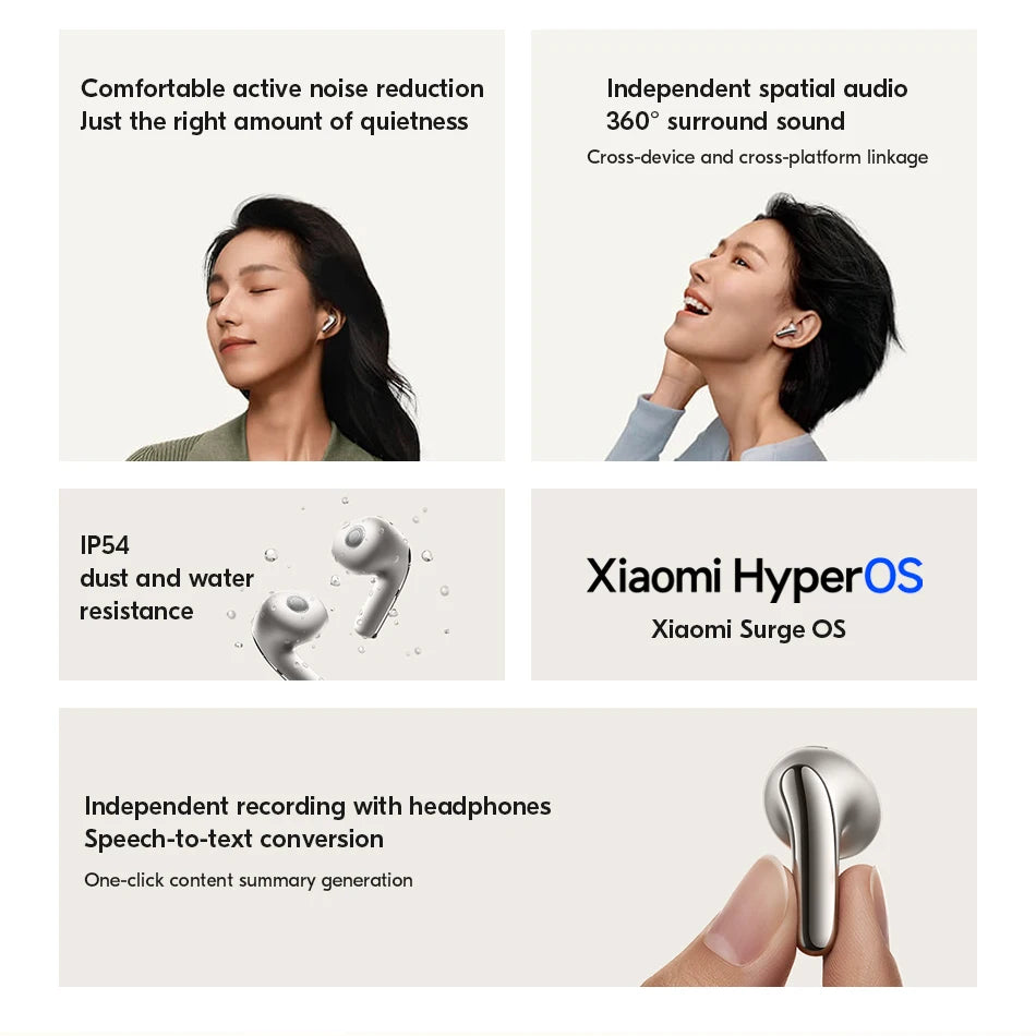 Xiaomi Buds Bluetooth 5.4 TWS Earphones