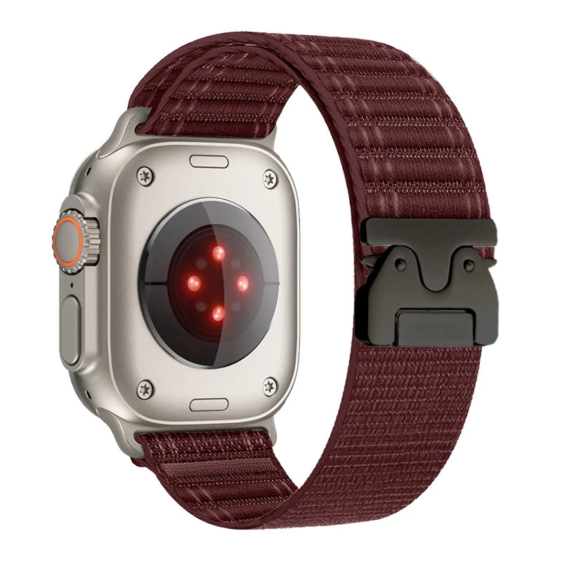 Stretchable Nylon Solo Loop Strap for Apple Watch