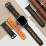 Two-Tone Silicone Replacement Band for Apple Watch