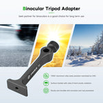 Aluminum Binoculars Tripod Adapter with Arca Swiss Quick Release Base