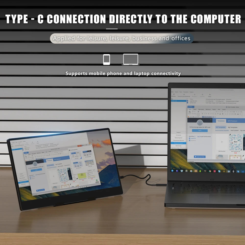 MUCAI N140-S36 14-Inch USB-C Portable Display