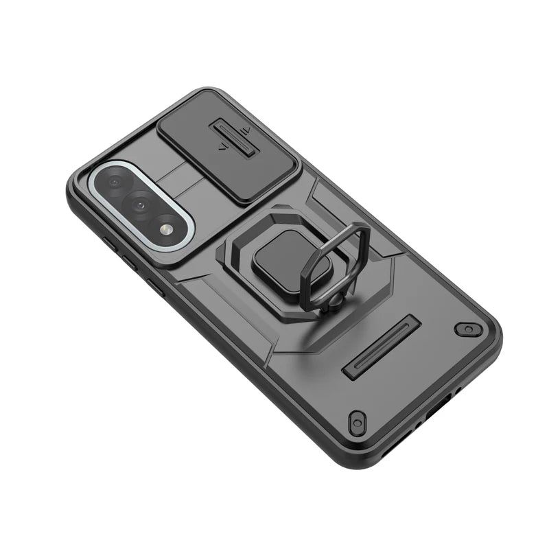 Military-Grade Armor Case with Slide Camera Cover and Kickstand for OnePlus Nord 5