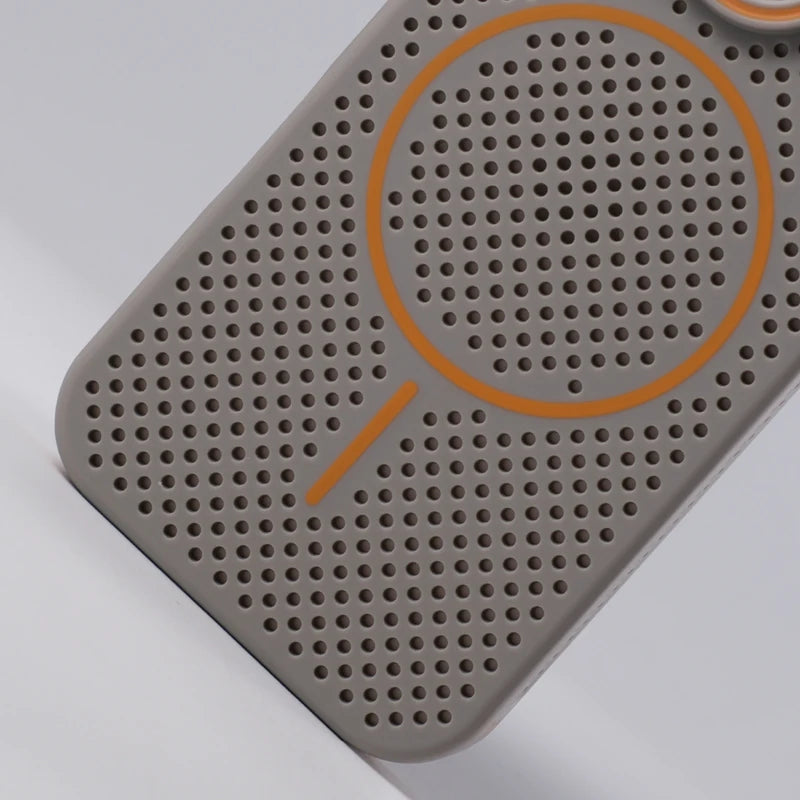 Ultra-Thin Honeycomb Mesh Cooling MagSafe Case for iPhone 15 Series