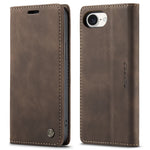 Shockproof Leather Flip Wallet Case for iPhone 16e