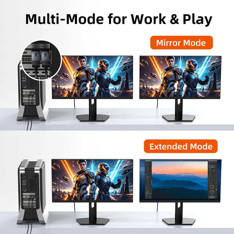 CABLETIME 4K 60Hz DisplayPort to HDMI Adapter