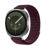 Breathable Braided Nylon Watch Band with Velcro Closure for Samsung Galaxy Watch 9