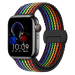 Stretchable Braided Solo Loop with Magnetic Closure for Apple Watch