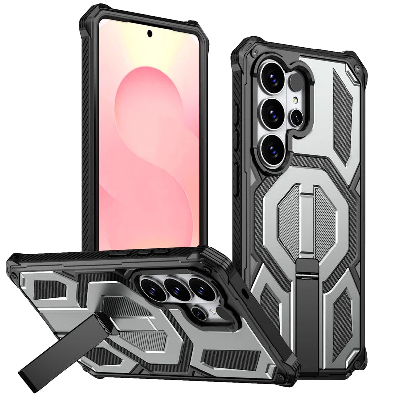 Shockproof Kickstand Case With Triple Shield Protection for Samsung Galaxy S24 Series