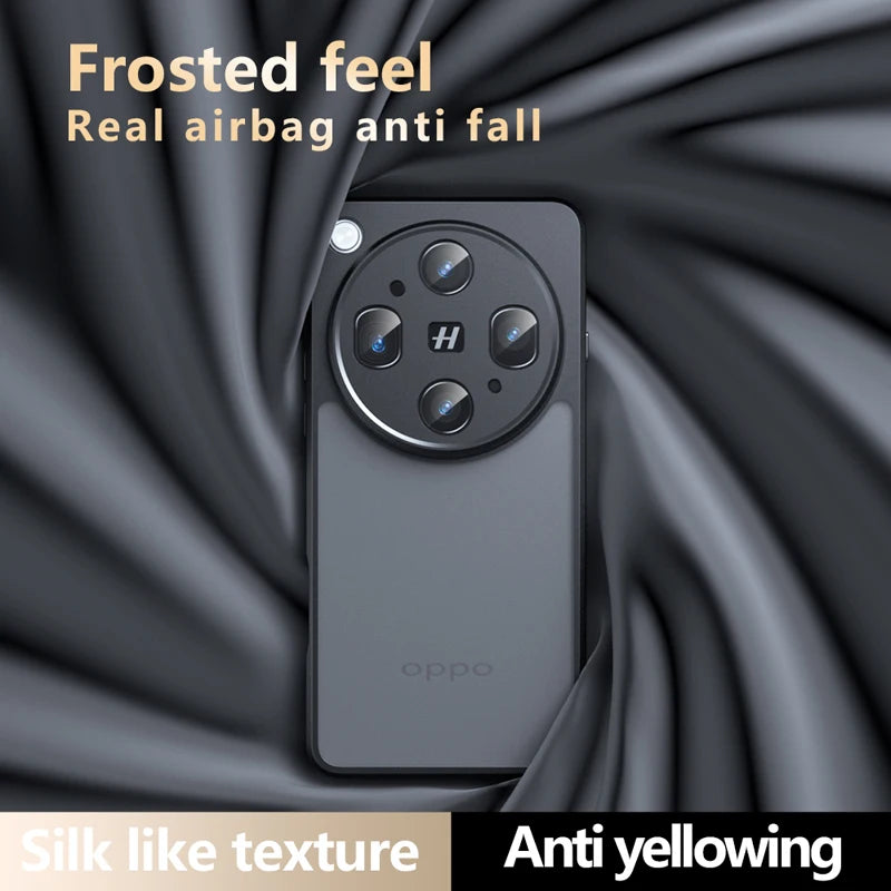 OPPO Find X9 Ultra Frosted Anti-Fingerprint Transparent Protective Case