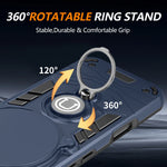 360° Rotating Metal Ring Holder Case with Kickstand for Honor Magic8 Series