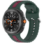 Dual-Color Silicone Strap for Samsung Galaxy Watch 8 / Galaxy Watch 8 Classic