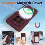 Premium Magnetic Silicone Case with Flocking Inside & Detachable Strap for Honor Magic 7 Pro