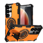Heavy-Duty Shockproof Magnetic Case with Kickstand for Samsung Galaxy S24 Series