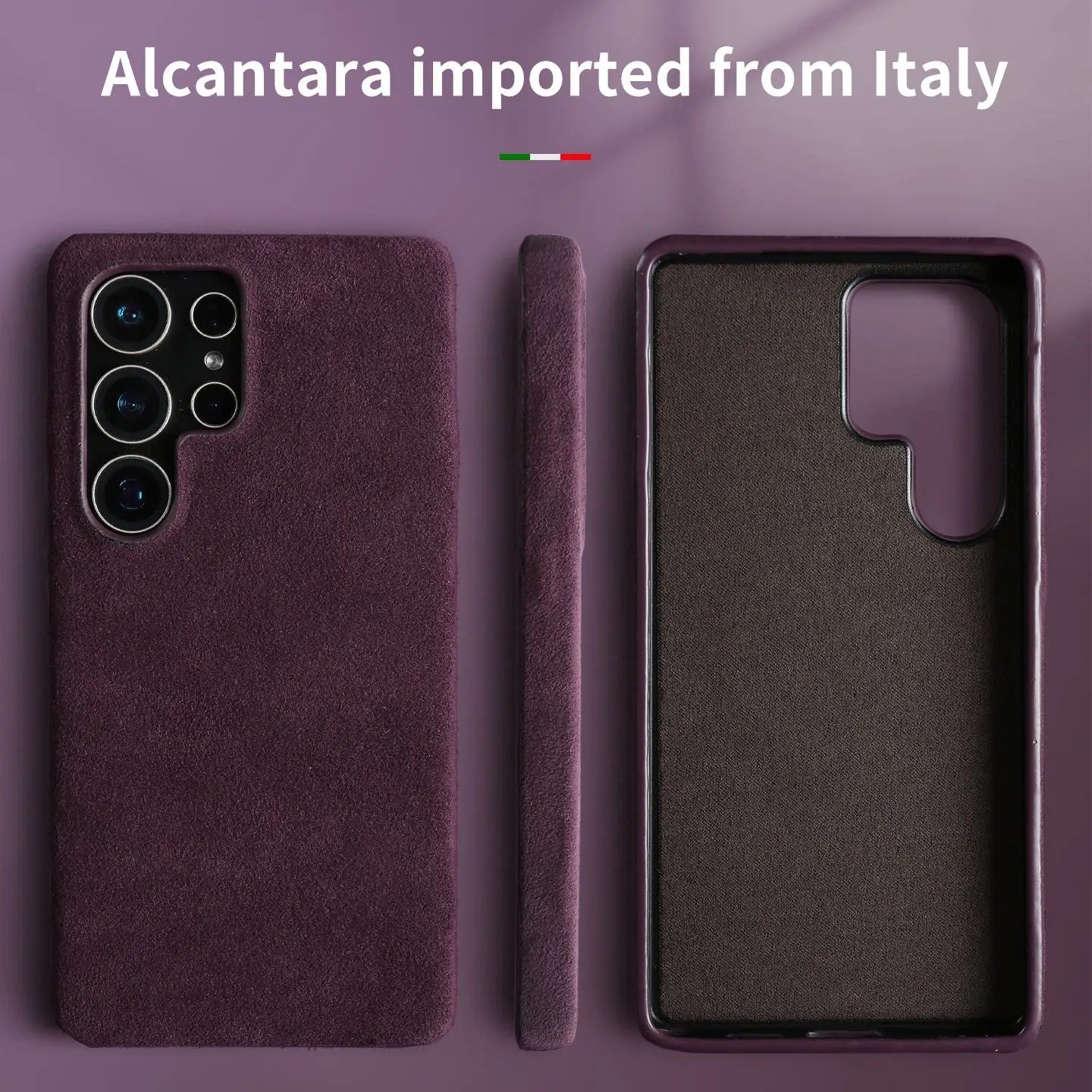 Luxury Suede Alcantara Magnetic Case for Samsung Galaxy S24 Series