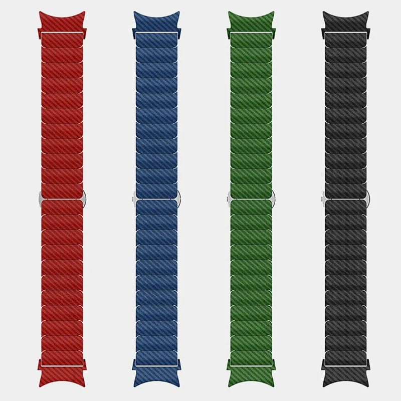 No-Gap Carbon Fiber Style Band for Samsung Galaxy Watch 6 & Galaxy Watch 6 Classic