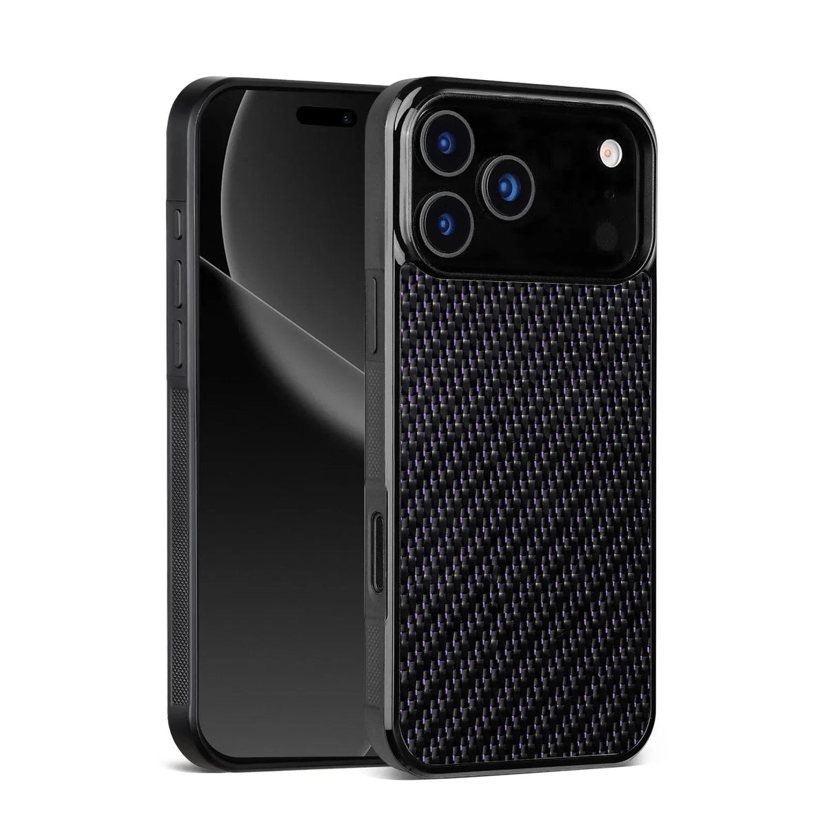 Woven Carbon Fiber MagSafe Case with Raised Lens Protection for iPhone 17 Series