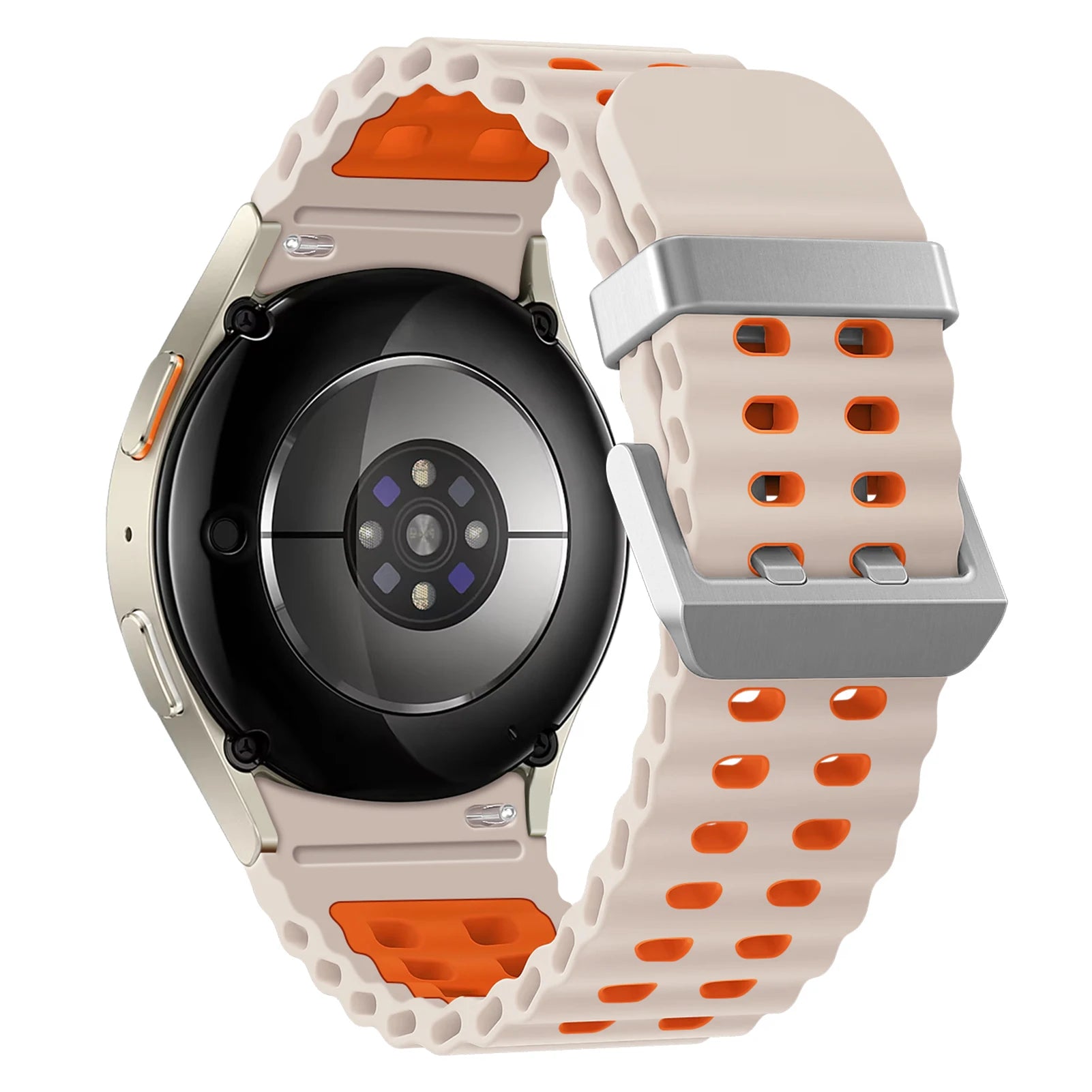 Marine-Style Silicone Band for Samsung Galaxy Watch 6 & 6 Classic