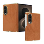 Luxury Velvet Texture Leather Protective Case for Samsung Galaxy Z Fold 8