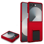 Hard Shell Protective Case with Invisible Bracket for Samsung Galaxy Z Flip 7