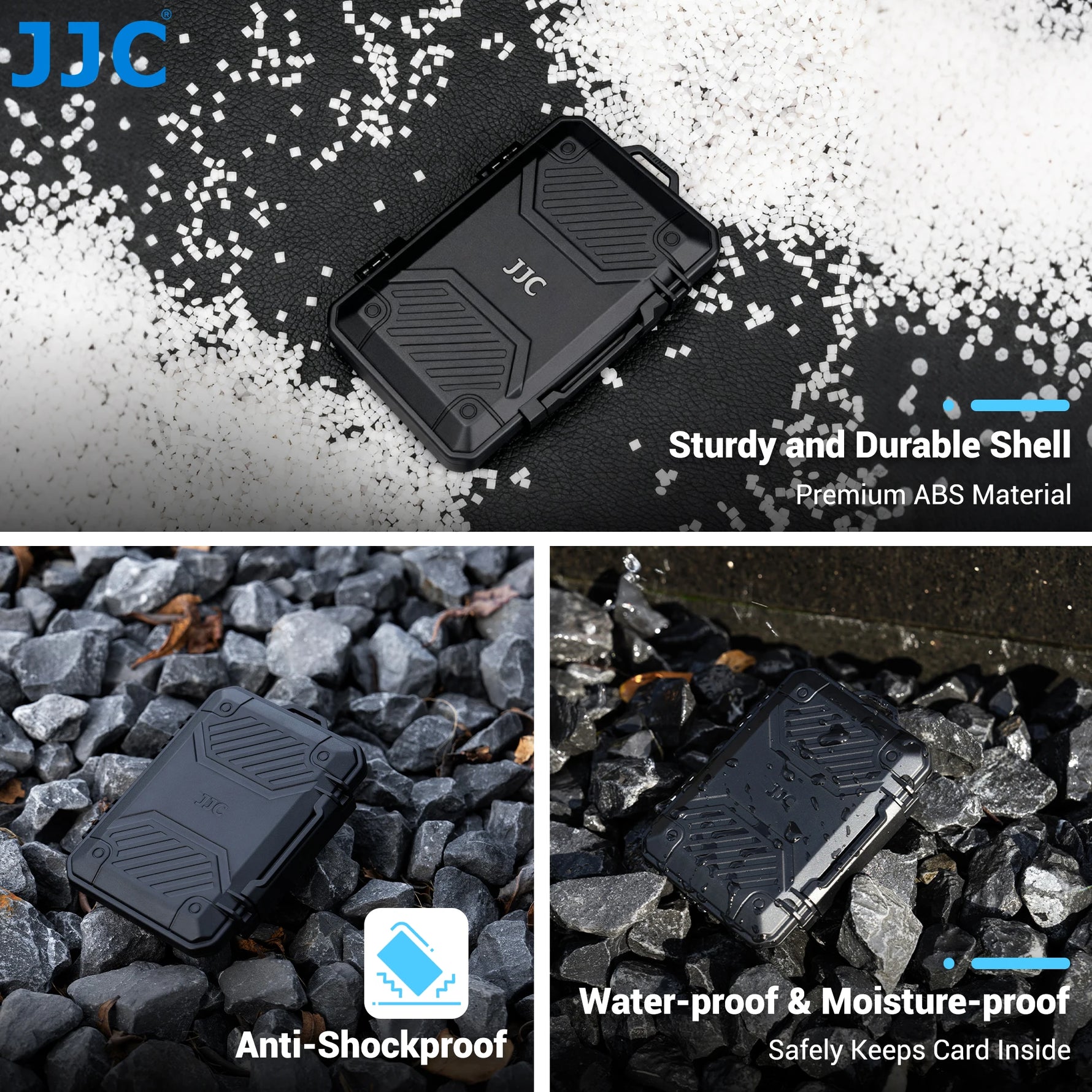 JJC IP67 Water-Resistant Memory Card Case