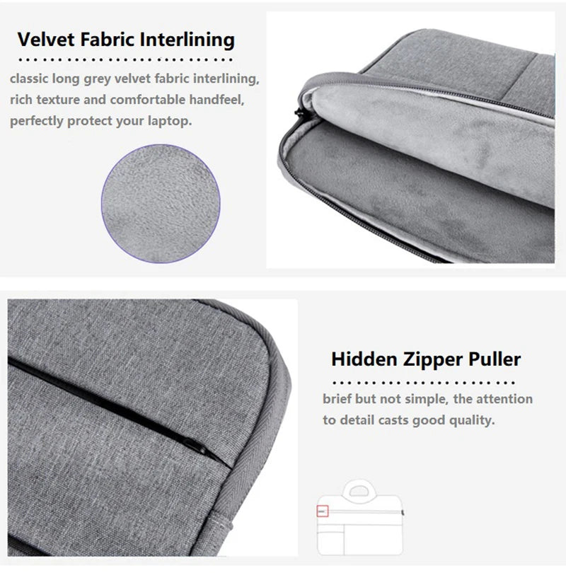 Water-Resistant Laptop Sleeve & Briefcase
