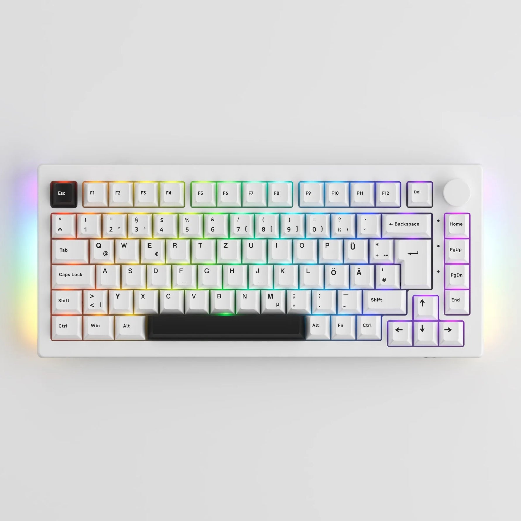 Akko 5075B Plus Black on White Mechanical Gaming Keyboard