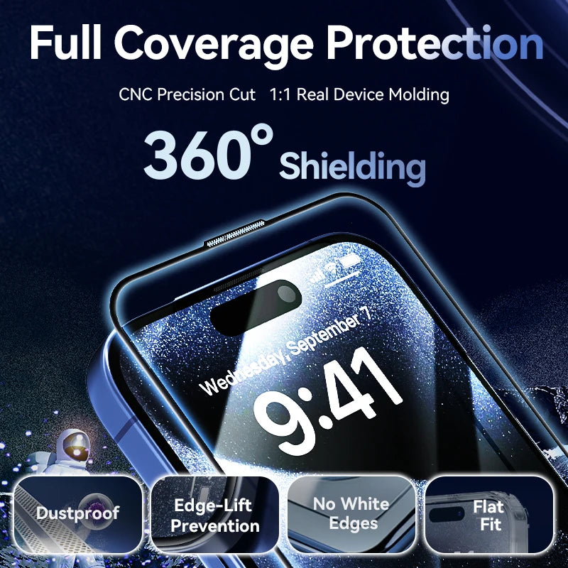 Ultra-Thin HD Tempered Glass Screen Protector for iPhone 16 Series