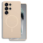 Shockproof Liquid Silicone Magnetic Case for Samsung Galaxy S25 Series