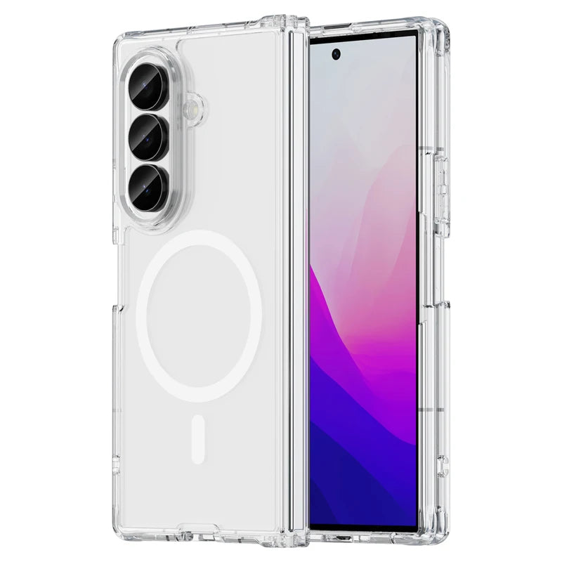 Transparent Hard PC Case with Anti-Fingerprint Coating for Samsung Galaxy Z Fold 8 Ultra
