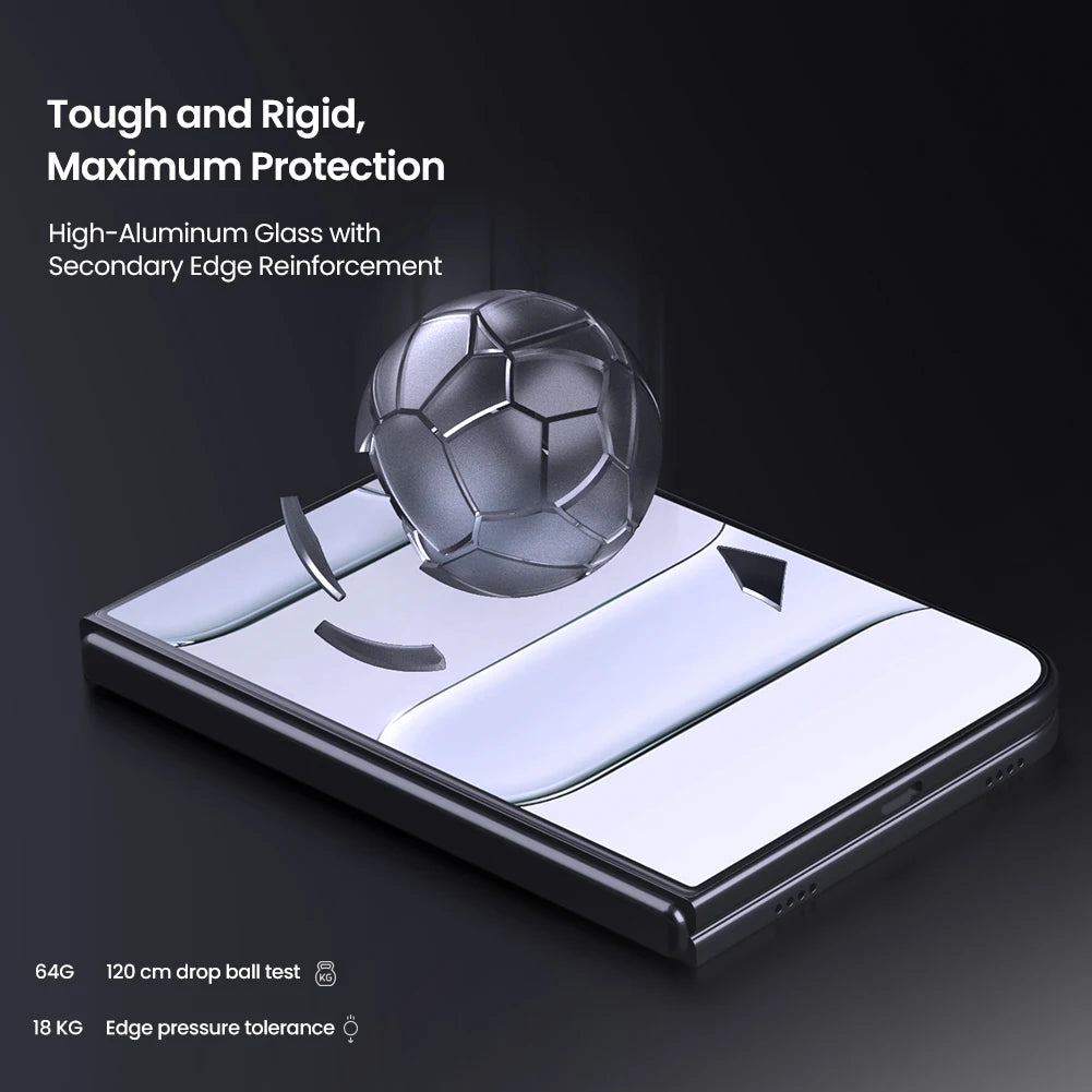 Tempered Glass Screen Protector with Auto-Alignment Installer for iPhone Duo