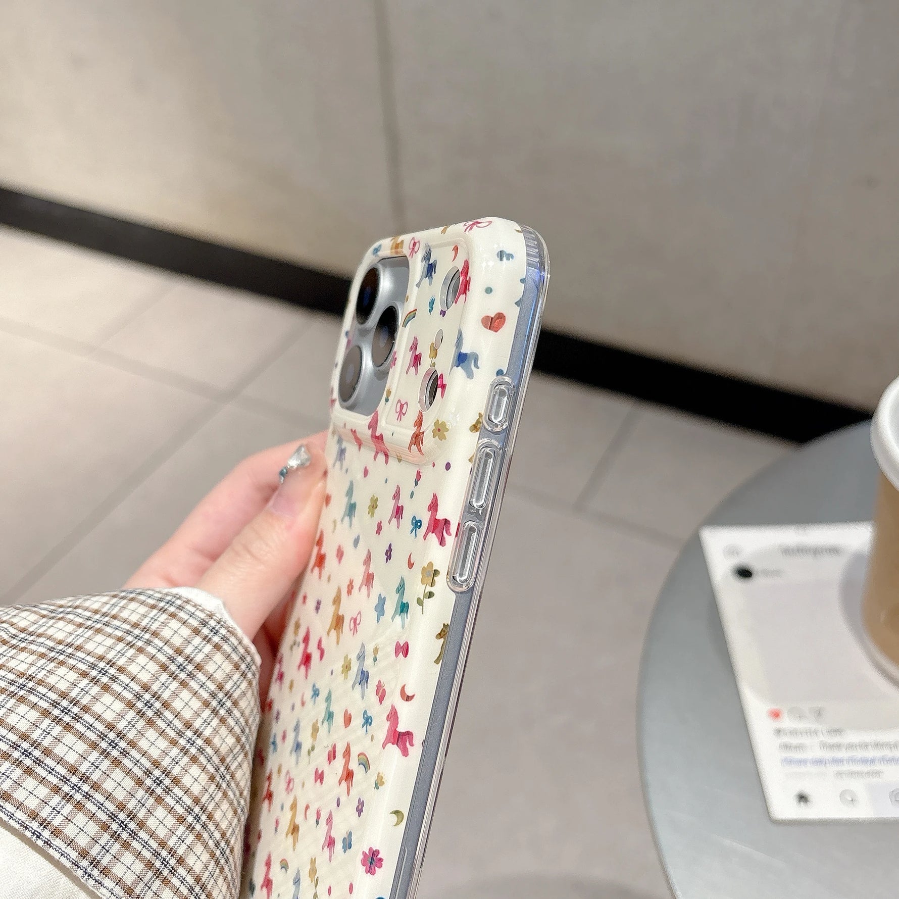 Cute Colorful Pony Pattern Shockproof Case for iPhone 17 Series