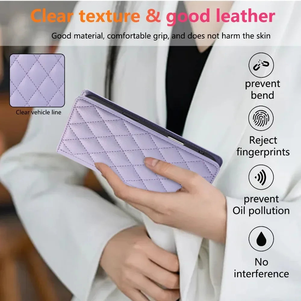 Protective Leather Wallet Case for iPhone 16 Series