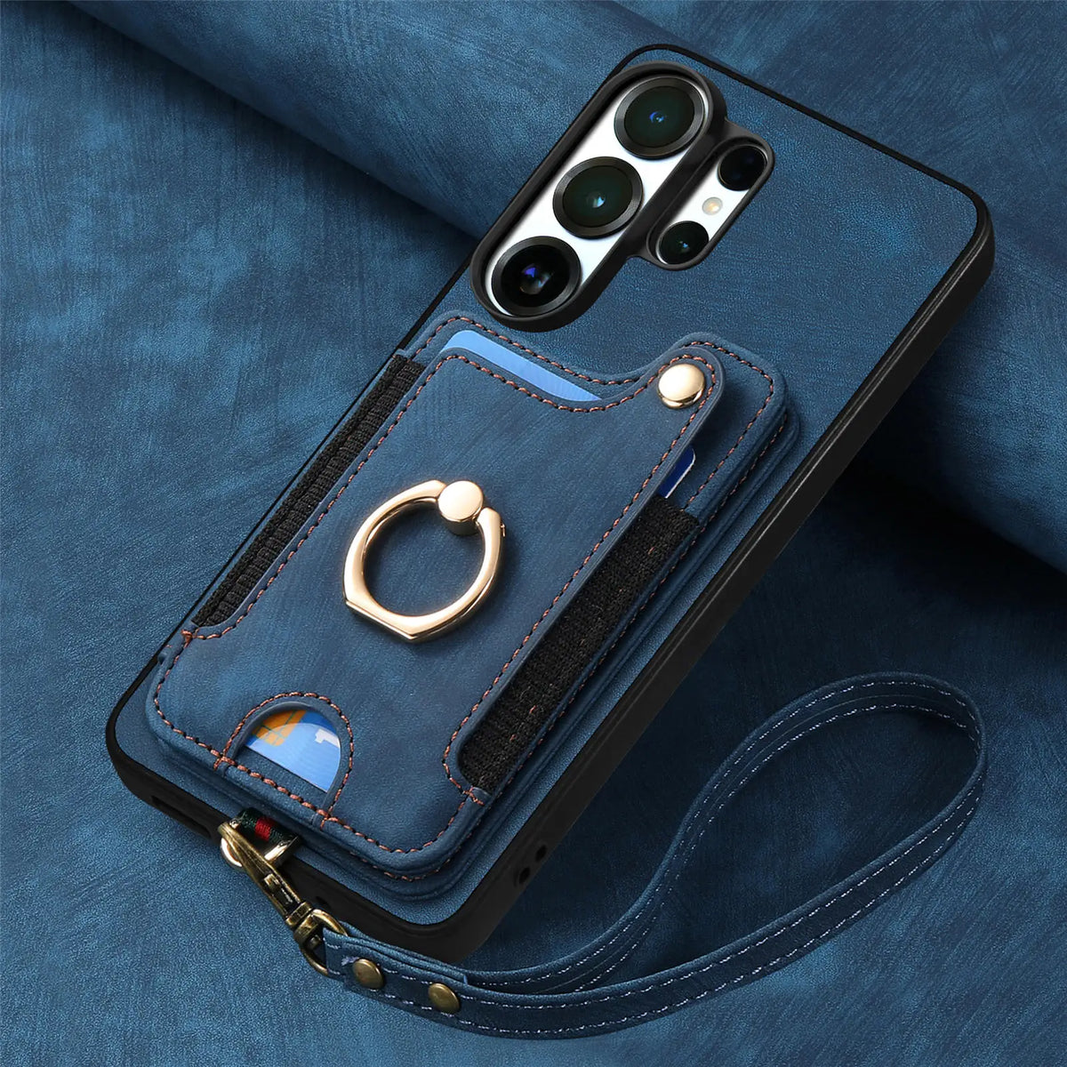 Samsung Galaxy S26 Series Leather Wallet Case with RFID Blocking