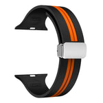 Textured Dual-Layer Band with Pin-and-Hole Adjustment for Apple Watch