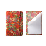 Floral Shockproof Leather Case with Card Slot for iPhone 17 Series