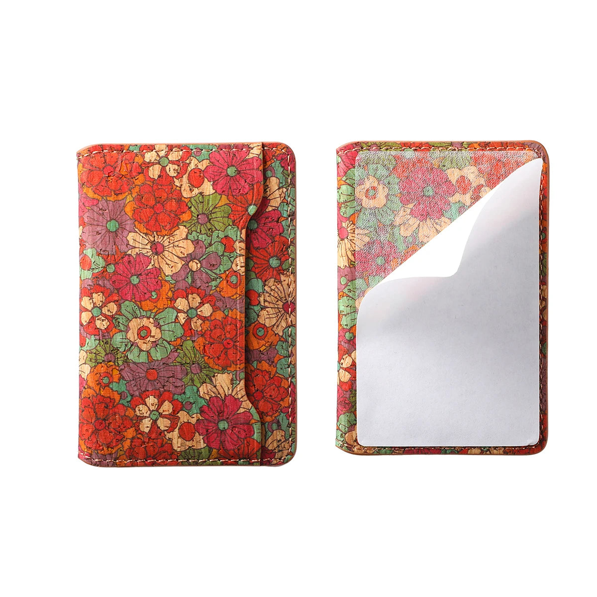 Floral Shockproof Leather Case with Card Slot for iPhone 17 Series