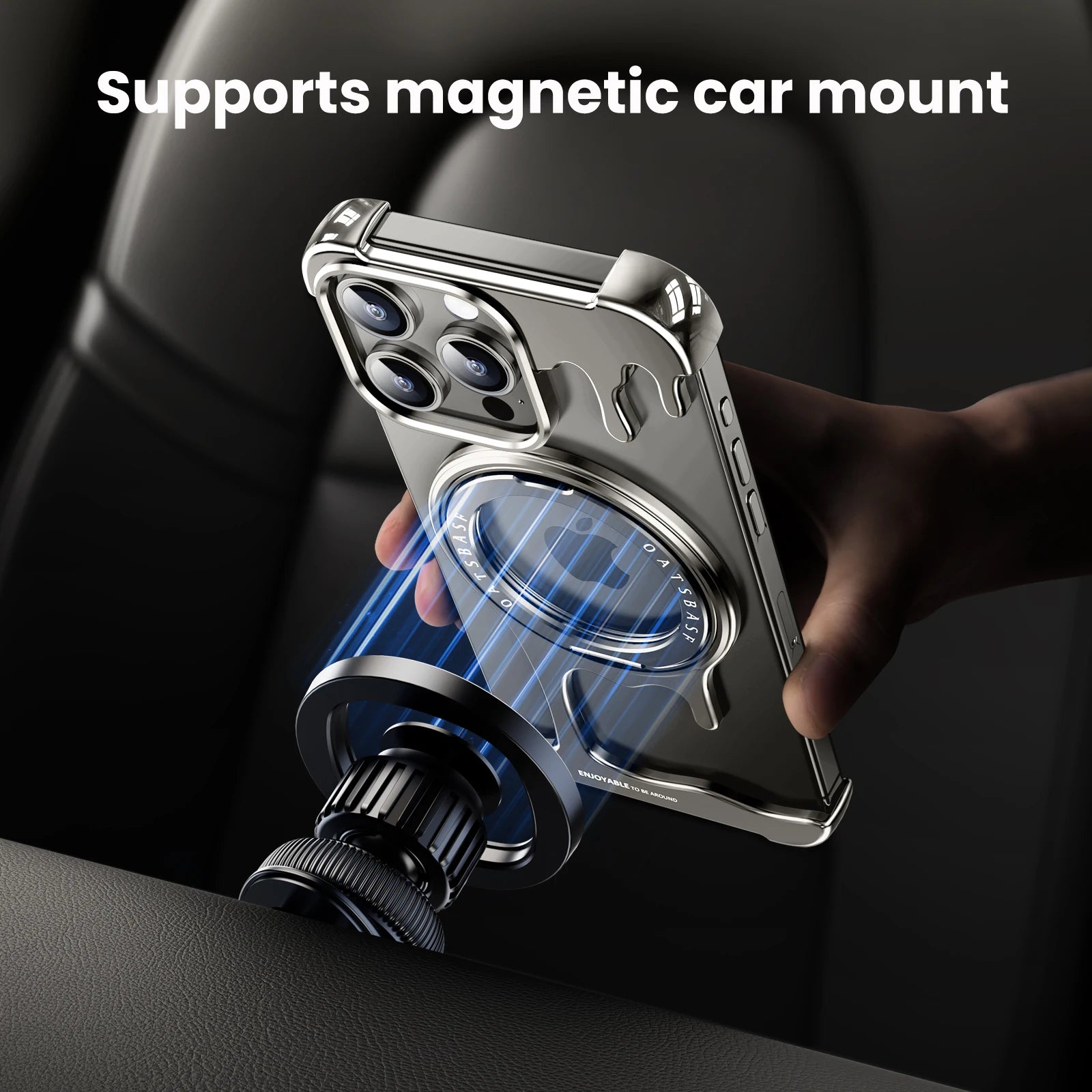 MagSafe Phone Case with 360° Rotation Finger Ring for iPhone 14 Series