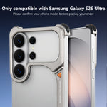 Aluminum TPU Kickstand Case with 90° Adjustable Metal Stand for Samsung Galaxy S26 Ultra