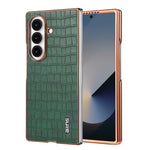 Skin-Feel Crocodile Texture Shockproof Case for Samsung Galaxy Z Fold 7