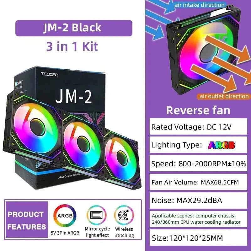 TEUCER JM-2 ARGB Cooling Fan Kit