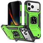 Heavy-Duty Shockproof Shockproof Case with Metal Ring Holder for iPhone 17 Series