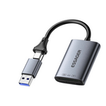Essager 2-in-1 USB-A Type-C Card Reader