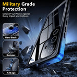 Dual-Layer IP68 Waterproof Case with Raised Camera Lens Guard for Samsung Galaxy S26 Series