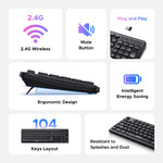 UGREEN 104-Key Ultra-Slim Wireless Keyboard
