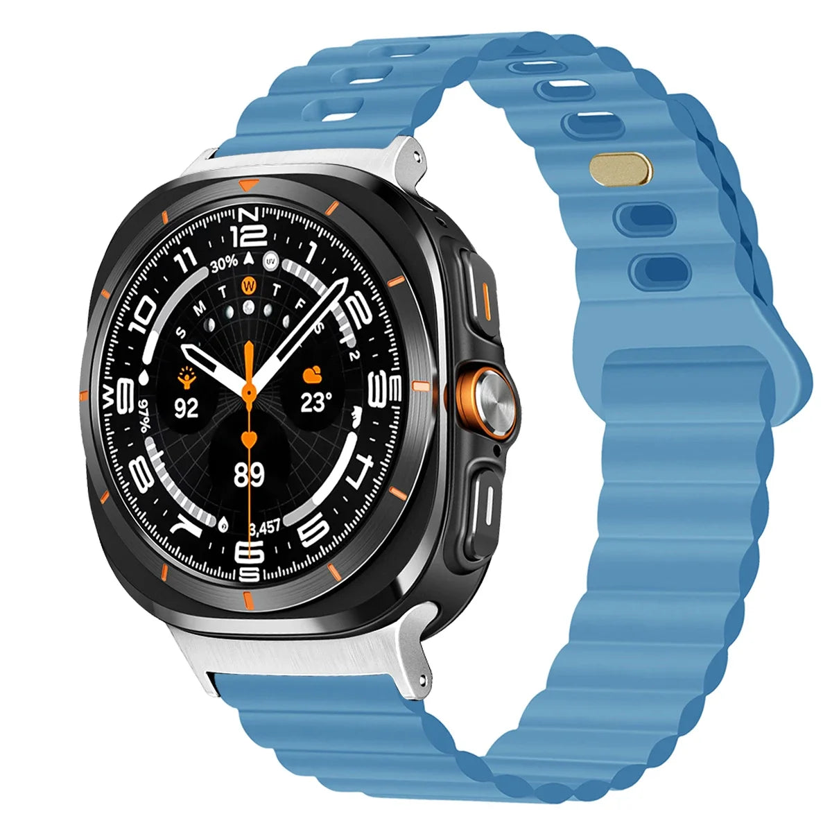 Durable No Gaps Silicone Sport Band for Samsung Galaxy Watch Ultra